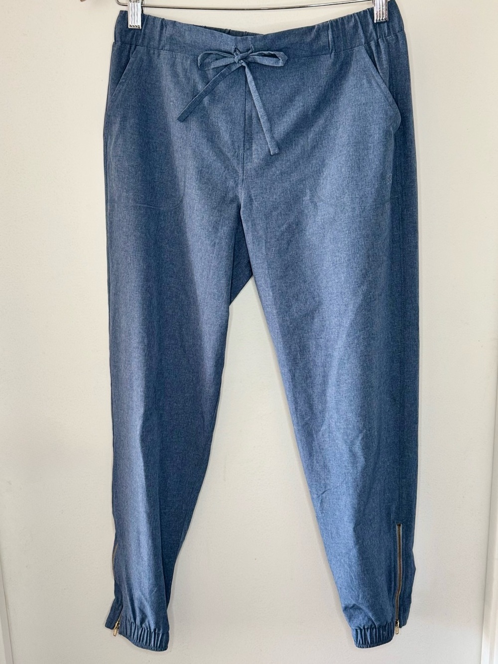 Albion Fit Chambray Heather Blue Destination Jogger Pants Women’s X small Active